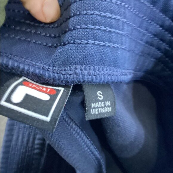 cowgirl argyle boho cozy grandpa dad FILA Mens Joggers Sweats Size small Striped - Picture 5 of 5